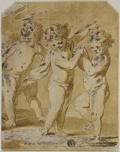 Bacchanale de putti - Unknown