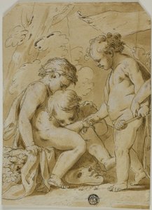 Bacchanale de putti - Unknown