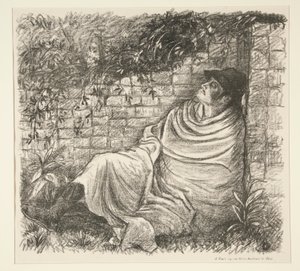Homme endormi - Unknown