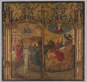 Le Baptême du Christ et Saint Jean - Unknown