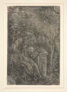 Le Franciscain, Pelbartus de Temesvar dans un jardin - Unknown