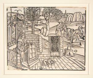 Les bergers Chromis et Mnasyle attachant le Silène endormi. 1502. D