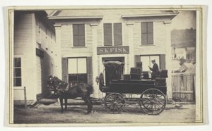 Sans titre (magasin S.K. Fisk avec chariot de livraison) - Unknown