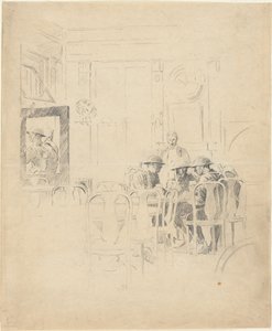 Sans titre (Soldats dans un café)