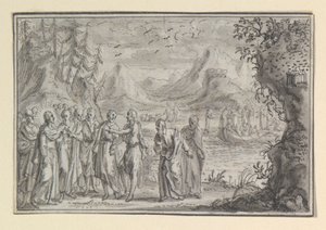 Sans titre, une des quatre scènes de la vie du Christ