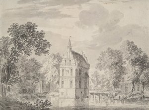 Vue du château de Crayestein, Hollande