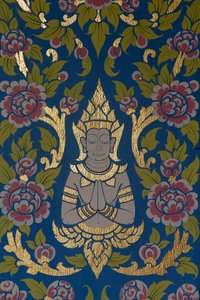Wat Ampharam, Hua Hin. Décoration du temple. Thaïlande
