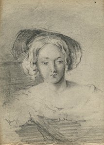 Femme avec un chapeau