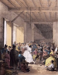 Bal bohémien du 19ème siècle - Danse des gitans au 19ème siècle - Unknown artist