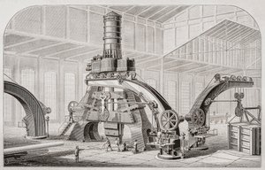 Marteau à vapeur du 19ème siècle, ou marteau pilon - Unknown artist