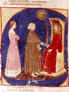 Deuxième ciel : Dante et Béatrice face à l