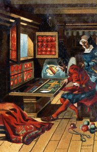 Un chasublier (ouvrier qui fabrique toutes sortes de vêtements d