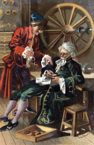 Un lunetier en 1745.
