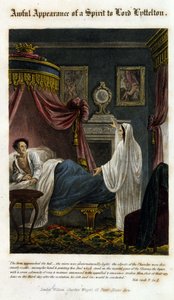 Un fantôme apparaît devant Lord Littelton pour annoncer sa mort. 1825. Bibl. Morando, Milan.