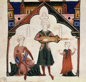 Un groupe de poètes et musiciens (miniature)