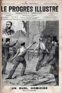 Un duel homicide - Le 1er mars 1895, un duel à l