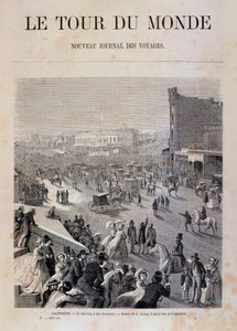 Une réunion à San Francisco (Californie) - dans "Le Tour du Monde" - Unknown artist