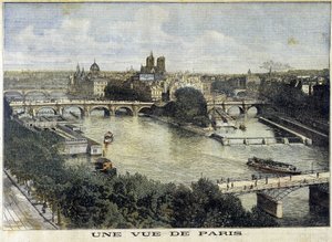 Vue de Paris - dans "Le Petit Journal" - Unknown artist