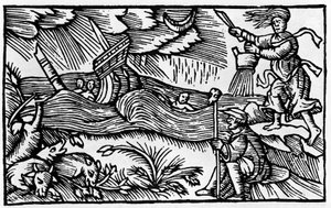Une sorcière provoque une tempête d