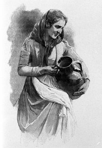 Une jeune femme du peuple, habitante de Messine, Sicile - Unknown artist