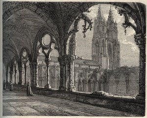 Abbaye Saint-Jean-des-Vignes - Soissons - gravure dans « PATRIE » - DESCRIPTION PICTURESQUE DE LA FRANCE EN 6 VOLUMES PAR LUCIEN HUARD - fin 19ème siècle - Unknown artist