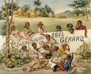Affiche publicitaire pour le Champagne Abel Gérard, fin XIXe siècle - Unknown artist