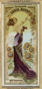 Affiche publicitaire pour le champagne Louis Royer, fin du 19e siècle - Unknown artist