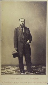 Portrait du dramaturge Alexandre N. Ostrovski (1823-1886) - Unknown artist