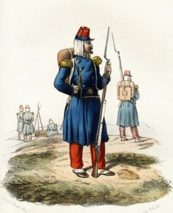 Algérie, infanterie légère de l
