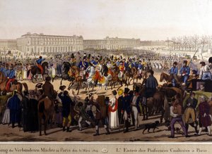 Les Alliés entrent à Paris le 31 mars 1814 (Russie Alexandre Ier, l