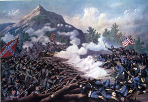 Guerre de Sécession (1861-1865) : bataille de Kennesaw Mountain (Géorgie) le 27 juin.
