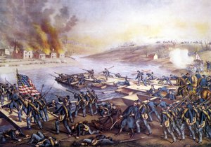 Guerre de Sécession (1861-1865) : première bataille de Fredericksburg (Virginie) le 11 décembre.