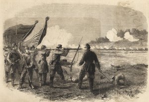 Guerre de Sécession : bataille de Cedar Creek, dans la vallée de Shenandoah, le 18 octobre 1864 - Unknown artist