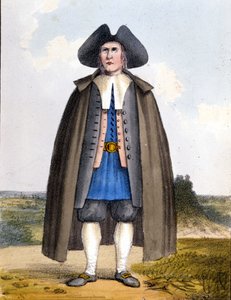 Quaker américain, fin du 18ème siècle - Unknown artist
