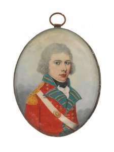 Un officier du 36e régiment (Herefordshire), possiblement enseigne William Tunstall - Unknown artist