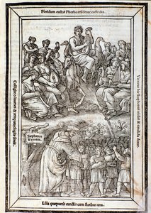 Apollon et les Muses. Page de Recanetum de musica aurea - Unknown artist