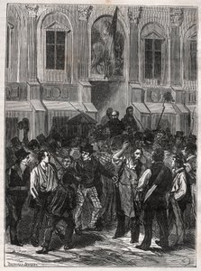 Armand Barbès, révolutionnaire français (1809-1870) avant son arrestation le 12 mai 1839 - Gravure de 1882 dans «Histoire de dix ans: 1830-1840» par Louis Blanc (1811-1882) - Unknown artist