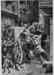 Arrestation de Brousel (débuts de la Fronde) dans "Histoire de France" par Guizot