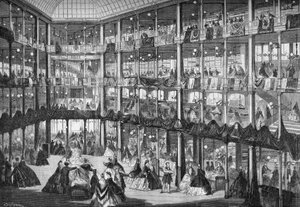 Aspect du grand magasin « Au Coin de la rue » (rues Montesquieu et Bons Enfants). Paris, septembre 1864 - Unknown artist