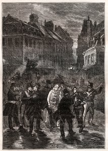 Attentats contre Louis-Philippe Ier - La conspiration de la rue des Prouvaires - Le 1er février - Unknown artist