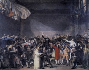 Bailly lit le texte du Serment du Jeu de Paume le 20 juin - Unknown artist
