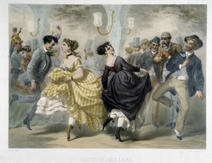 Bal à la Closerie des Lilas, vers 1860 - Unknown artist