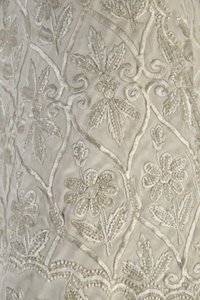 Manteau de Bertha Palmer, vers 1870 (détail du tissu) - Unknown artist