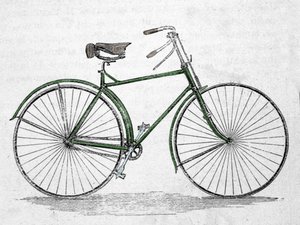 Modèle de bicyclette avec cadre
