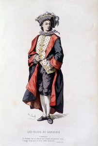 Cardenio dans « les folies de Cardenio » (par Pichou en 1629), dans « le théâtre français au 16ème et 17ème siècle antérieur à Molière » par Edouard Fournier - Unknown artist