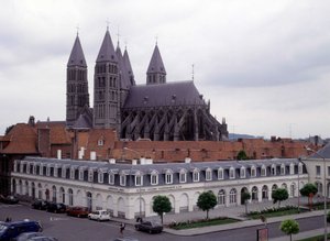 Cathédrale de Tournai (Belgique), vue de l