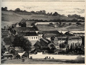 Maison centrale de Clairvaux (prison de Clairvaux) - Champagne-Ardenne - gravure dans 