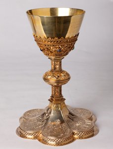 Calice. Orfèvrerie, joaillerie. Copie du XIXe siècle d