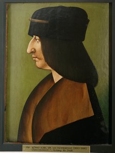 Charles VIII de France (peinture sur bois)