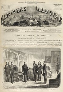 Château de Saint-Cloud Napoléon III recevant Juan Prim (général et homme d